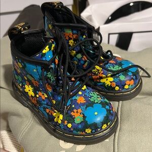 Dr. Martens Floral Kids Boots